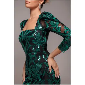 Eng anliegendes Kleid für Damen Goddiva Midi image-3