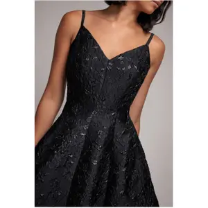 Damesjurk met plooi Goddiva A-line Midi image-3