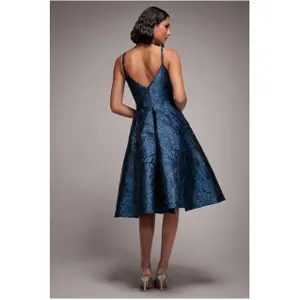 Damesjurk met plooi Goddiva A-line Midi image-2