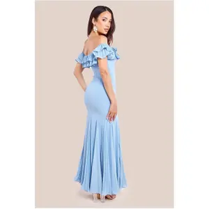 Robe portefeuille femme Goddiva Frilled Off image-1