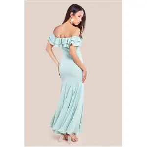 Robe portefeuille femme Goddiva Frilled Off image-1