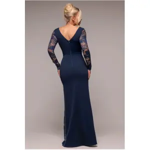 Omlottklänning för kvinnor Goddiva image-1