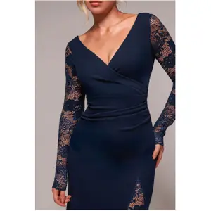 Omlottklänning för kvinnor Goddiva image-2