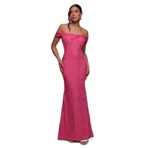 Vestido maxi para mulher Goddiva Knot Twist image-0