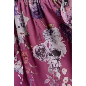 Vestido de embrulho feminino Goddiva Flutter A-Line image-1