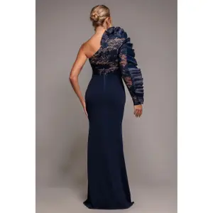 One-Shoulder Long Dress Women's Goddiva image-1