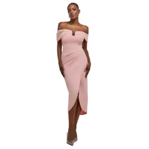 Women's dress Goddiva Off The Shoulder image-0