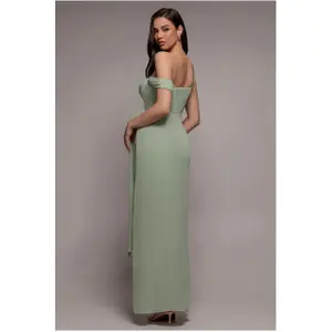 Asymmetrisches Kleid Damen Goddiva Maxi image-1