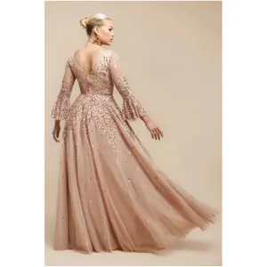 Kleid Damen Goddiva Sunray image-1