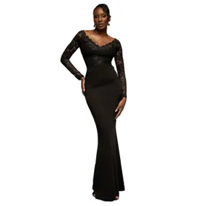 Sukienka damska Goddiva Bardot image-0