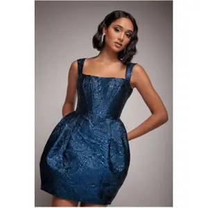 Robe corsetée και δεμένη πλάτη γυναίκα Goddiva image-2