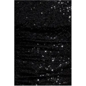 Langes Kleid mit schulterfreiem Design und Kordelzug für Damen Goddiva image-3