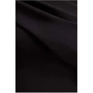 Lång Asymmetrisk Bodycon Klänning med Bälte Dam Goddiva image-3