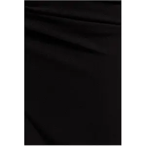 Asymmetrisches Chiffon- und Scuba-Kleid Damen Goddiva Maxi image-3