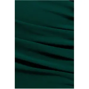 Maxi Plisseret Asymmetrisk Bardot Skærpet Og Udbredt Kjole Kvinde Goddiva image-3