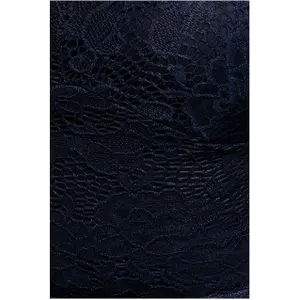 Lace Trim V-Neck Dress Woman Goddiva Maxi image-3
