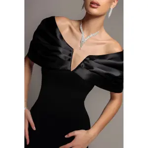 Satinavondjurk dames Goddiva Maxi image-2