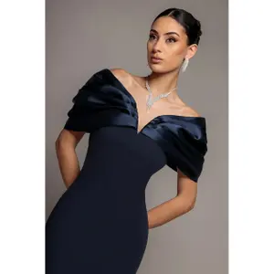 Satinavondjurk dames Goddiva Maxi image-2