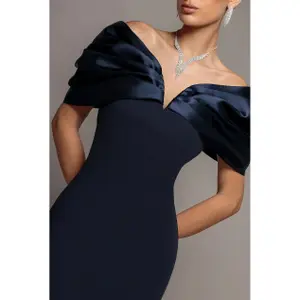 Satinavondjurk dames Goddiva Maxi image-3