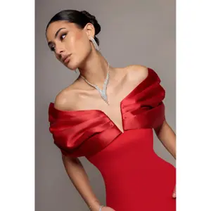 Satinavondjurk dames Goddiva Maxi image-3