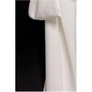 Contrast Crepe Halter Dress with Belt Women Goddiva image-6
