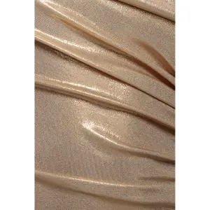 Asymmetrisches Bardot-Kleid Damen Goddiva Maxi image-5