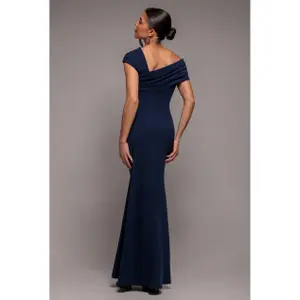 Damesjurk Goddiva One Shoulde Maxi image-1
