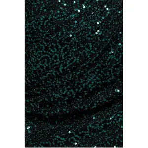 Asymmetrical sequin dress for women Goddiva Maxi image-3