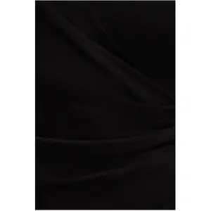 Lace wrap dress for women Goddiva Scuba Maxi image-3