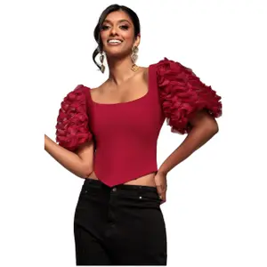 3D texturierte Damen-Corsage Goddiva