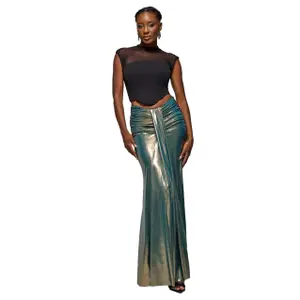 Gonna a vita bassa donna Goddiva Maxi image-0