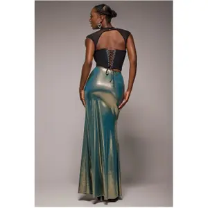 Gonna a vita bassa donna Goddiva Maxi image-1