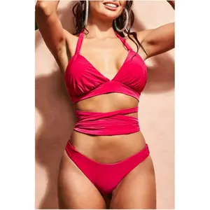 Zweiteiliger Badeanzug Multi-Nouages Damen Goddiva image-2