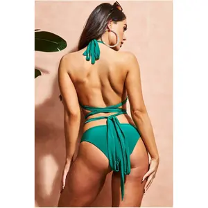 Bikini mit mehreren Bindungen Damen Goddiva image-1