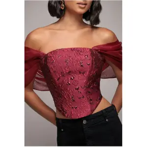 Bustier til kvinder Goddiva Organza Wings image-2
