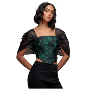 Bustier til kvinder Goddiva Organza Wings