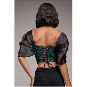 Bustier til kvinder Goddiva Organza Wings image-1