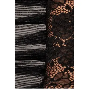Corset asymétrique à plis éventail et volants femme Goddiva image-4