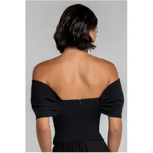 Corset femme Goddiva Bardot image-1