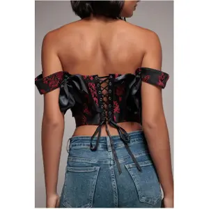 Tragecorsage mit abnehmbaren Trägern für Damen Goddiva image-1