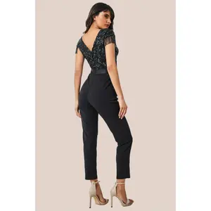 Jumpsuit för kvinnor Goddiva Tassel Sequin image-1