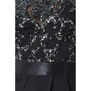 Jumpsuit för kvinnor Goddiva Tassel Sequin image-3