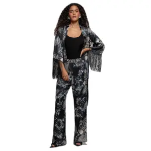 Damenhosen Goddiva Foil Print image-0