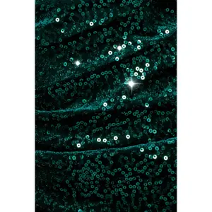 Jumpsuit för kvinnor Goddiva Sequin Velvet Bardot image-3