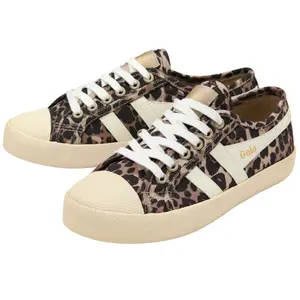 Women's suede Trainers Gola Coaster Leopard image-2