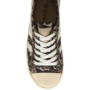 Women's suede Trainers Gola Coaster Leopard image-4