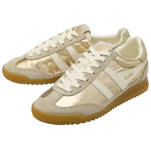 Women's suede Trainers Gola Firefly Metallic image-2