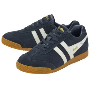 Women's suede sneakers Gola Harrier image-4