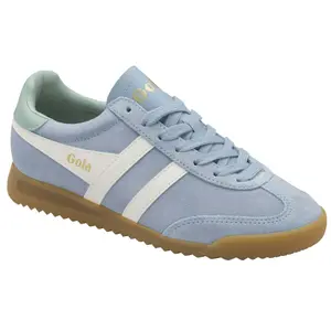 Lace-up suede trainers for women Gola Torpedo image-1