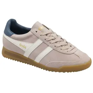 Lace-up suede trainers for women Gola Torpedo image-1